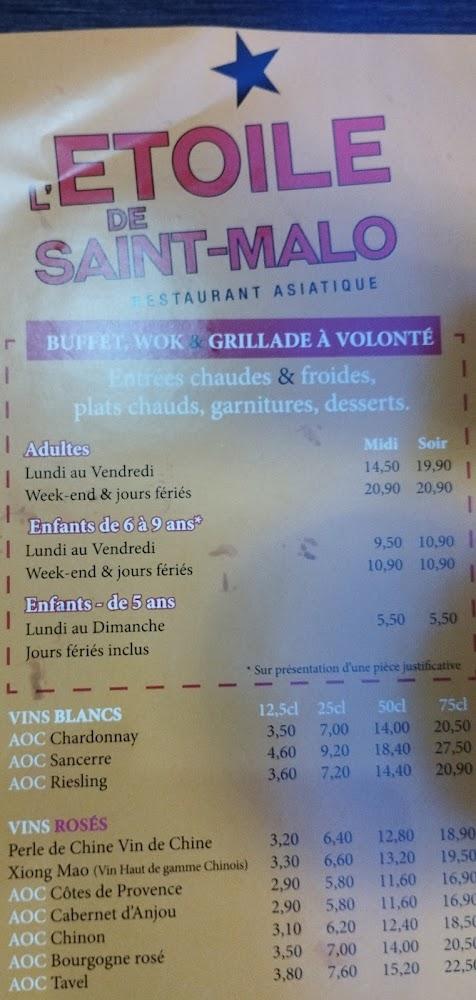 L'étoile de Saint Malo - Menu Image 3